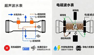 工业用水计量新标杆：超声波水表 vs. 电磁水表，谁更胜一筹